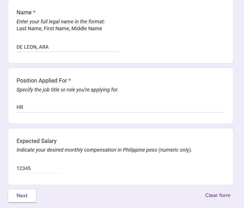 Resume Bot - Prefilled Application Form